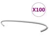 Gabion Hooks 100 Pcs Galvanized Steel 40 Cm