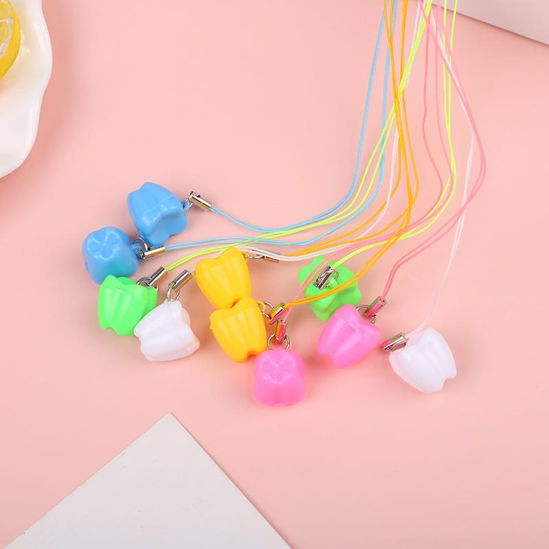 

50 шт. Коробка для молочных зубов в форме зуба, контейнеры для хранения молочных зубов, детский органайзер для молочных зубов, контейнер, подарочная коробка на память для ребенка 50pcs