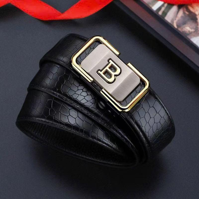 Crocodile Pattern B Style Faux Leather Belt with Customizable Logo - Versatile and Trendy for Business Casual Wear