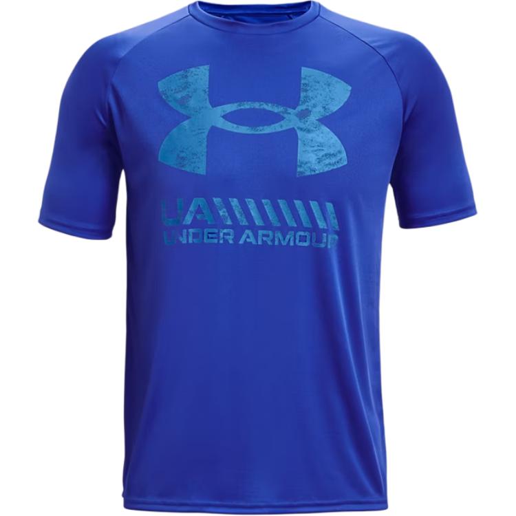 

Under Armour Футболка мужская дышащая UA Velocity Casual Training с коротким рукавом, синяя 1363065-486 XL