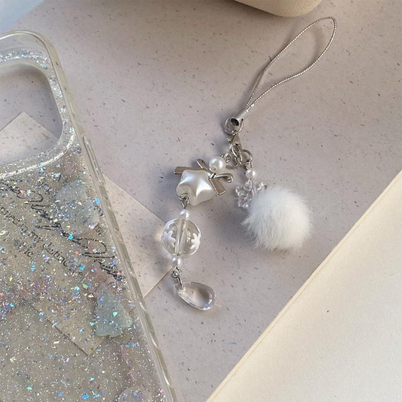 Reusable Snowflake Keychain Adorable Pendant Designs For Phone Bag Holiday Gift Giving