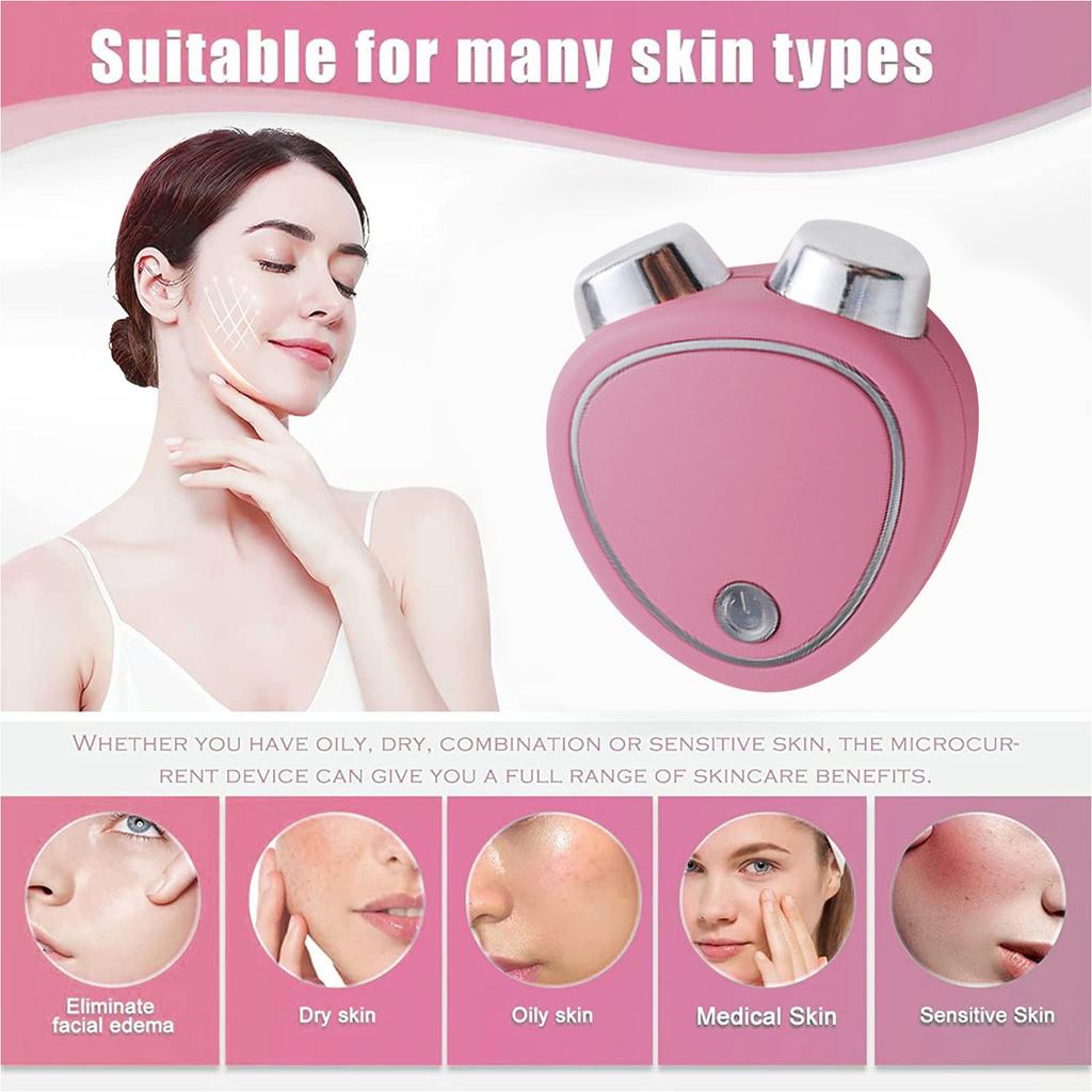 Face Roller, 2023 New Lift The Face And Tighten The Skin, USB Microcurrent Face Lift Skin Tightening Spa For Facial Wrinkle Remover