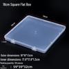 Rectangular Transparent PP Plastic Storage Box for Stationery, Cards, Hardware, Jewelry, and Fishing Gear