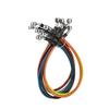 2X 10mm 28Degree Motorcycle Dirt Bike Braided Line Steel Brake Hose Cable Hydraulic Banjo Pipe 300-2200mm Fit Universal Racing