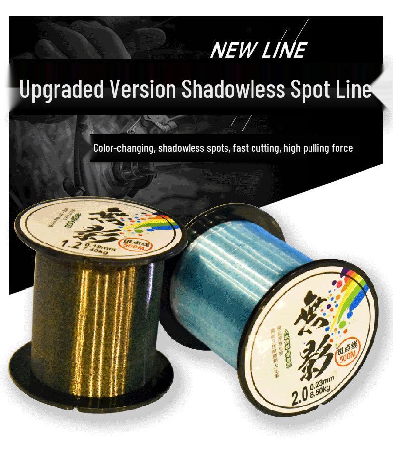 High-Tensile 500m Nylon Fishing Line with Leader for Sea Rods