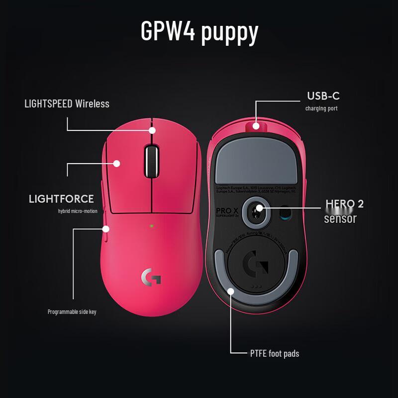 Logitech GPW 4th Gen Wireless Gaming Mouse