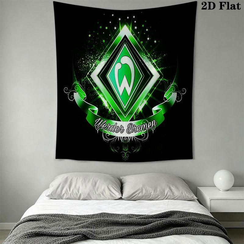 Werder logo Wall Hanging Printed Fabric Blanket Decorative Tapestries for Bedroom Living Room Home Decor