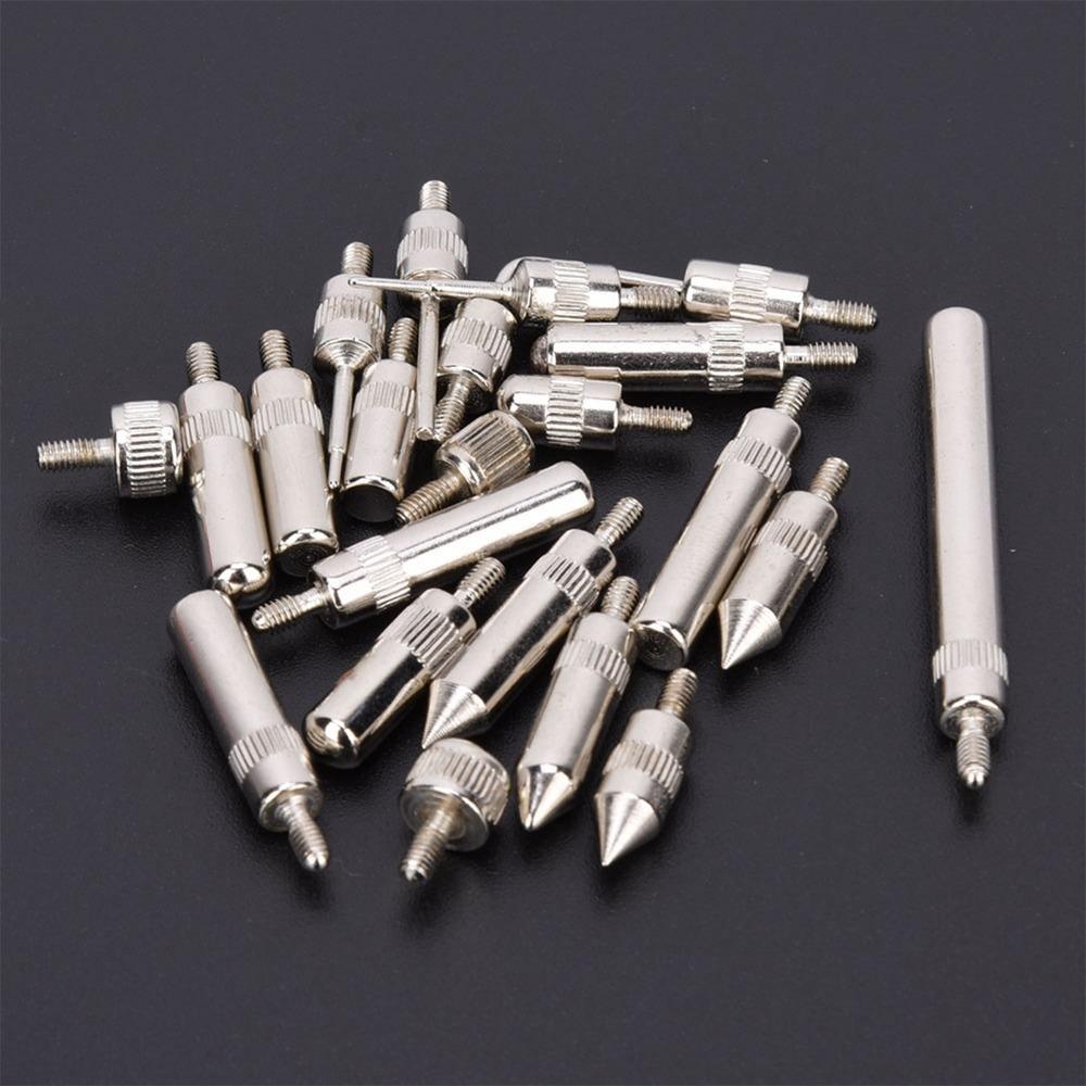 22 Pcs 0.01mm Accuracy Dial Indicator Tips Carbon steel Pointed Tip Set  For Precision Measurement