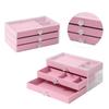 Jewelry Storage Box Home Jewelry Display Box Multi-Layer Drawer Necklace Earring Ring Jewelry Organizer