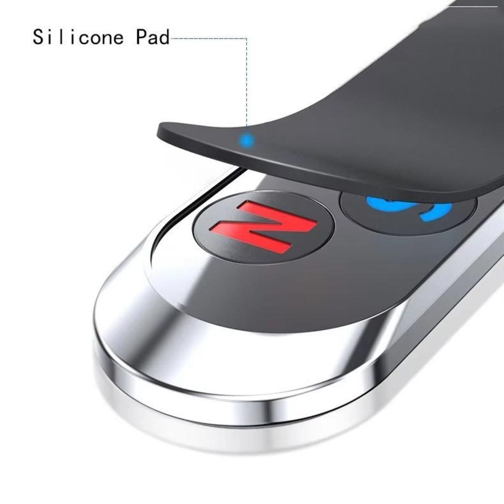 Magnetische Handyhalterung für das Auto, Multifunktionaler Legierungs-Drehhalter für die Mittelkonsole