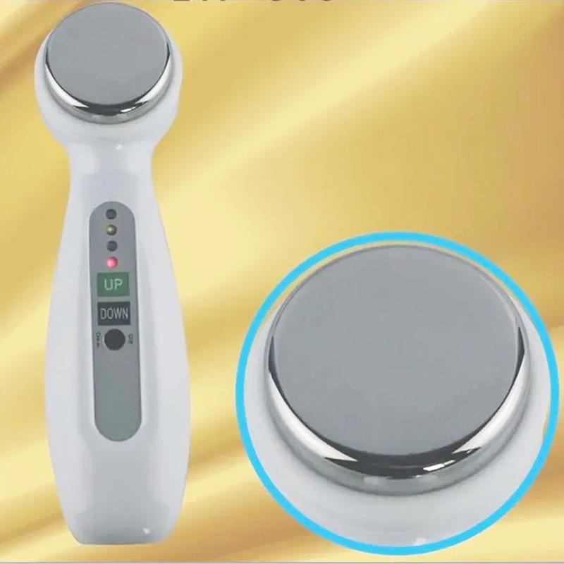 Skin Care Ultrasonic Vibrate Face Scrubber Massager Ultrasound Facial Pore Cleaner Body Slimming Eliminate Acne Beauty Device