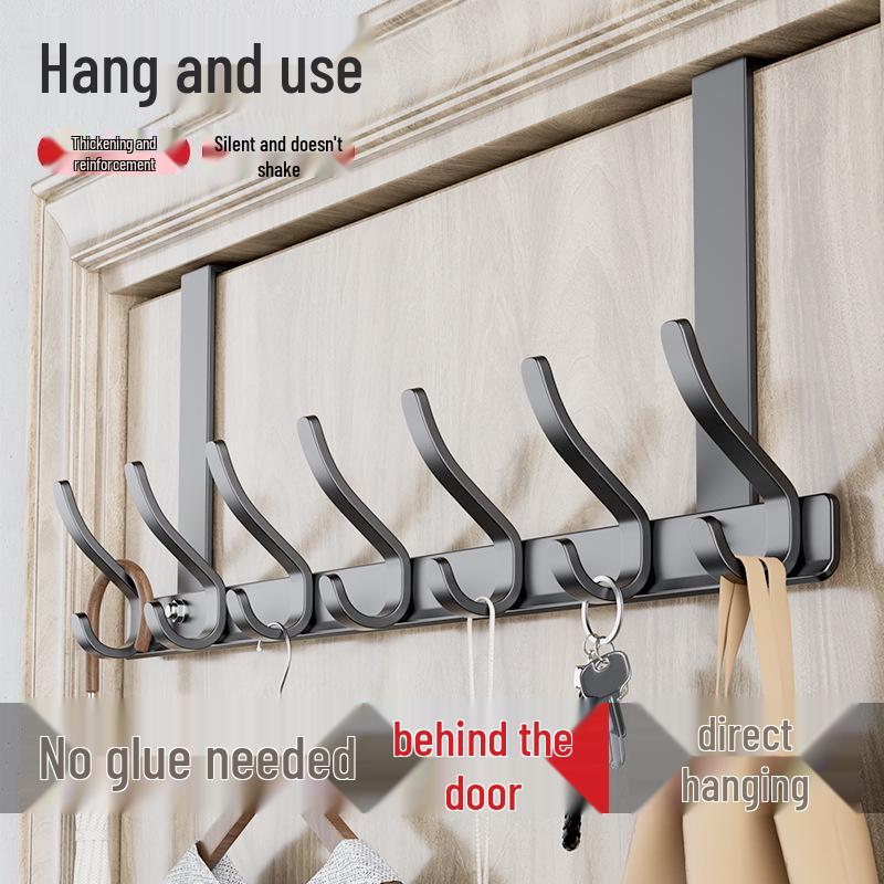 Wind Door Hook: No-Punch Clothes Hanger & Storage Rack for Entrance or Bedroom
