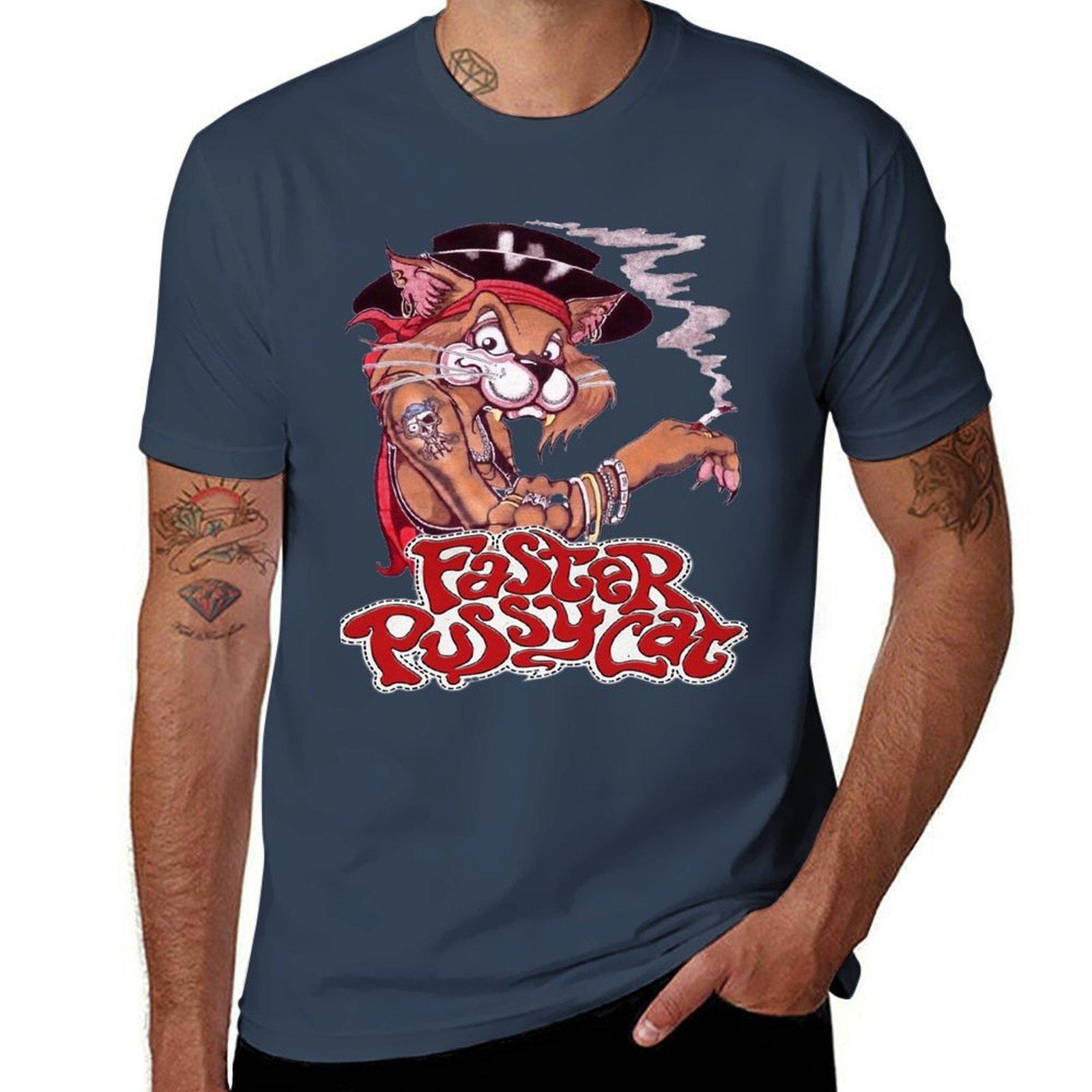 Best Of Faster Pussycat Classic Tshirt Lightweight Casual Summer Tshirt S