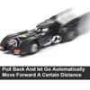 1/38 Alloy Batmobile Toy Car Model Alloy Diecast with Pull Back Sound Light Model Vehicles Collection Toy for Boy Birthday Gifts