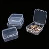 Mini Mini Square Storage Box Transparent Dustproof Storage Boxes  Pill Storage