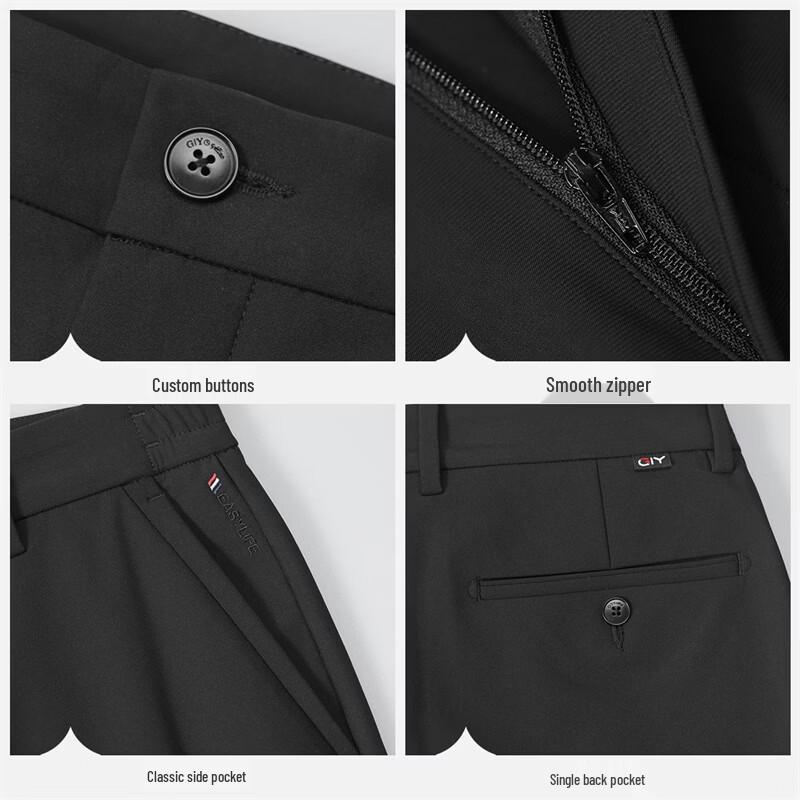 Goldlion GY Men's Autumn/Winter Loose Straight Casual Pants