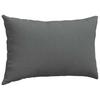 Sofa Cushions 2 Pcs Dark Grey 50 X 30 Cm Fabric