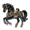 1/2/3/4/5/6/7/8/10/12/15/20/25 Pcs Horse Ornaments For Christmas Tree Metallic Rhinestones Horse