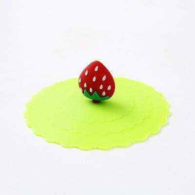 

Cartoon Handle 10cm Silicone Cup Lid Cover One Size