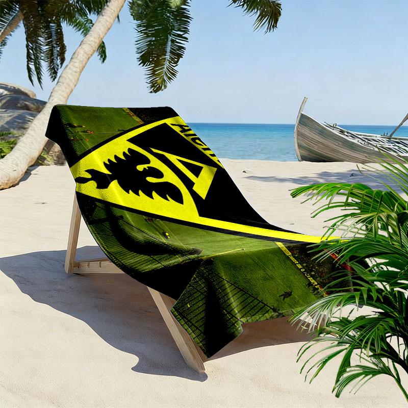 Alemannia Aachen Art Print Beach Towel, Large Soft Quick Dry Towel for Beach Camping Swimming