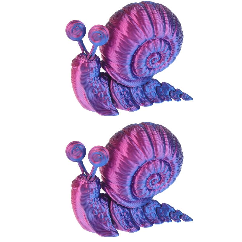 Jouet Modèle d'Escargot Simulé Imprimé en 3D Ornement Sculpture Animale Amusante Décoration de Bureau Pour Enfants Cadeaux Cadeau Unique