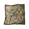 MAYA SAPANA Dragons In the Cloud Silk Square Scarf (Danish Green)