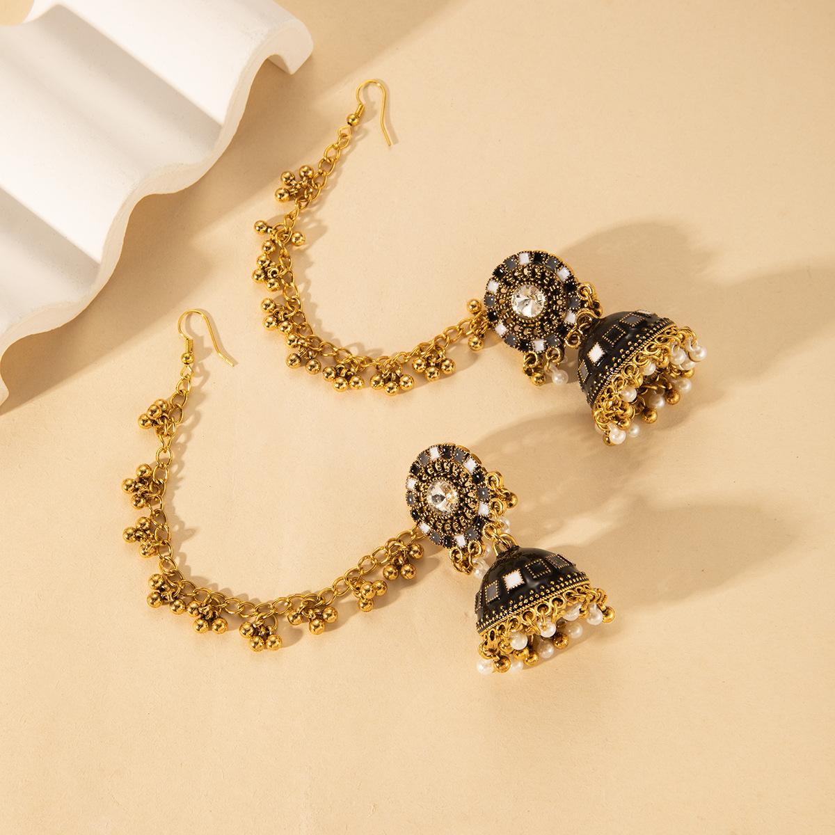 

Серьги с кисточками из бисера для женщин, полые, в ретро-стиле, с подчеркнутой индивидуальностью, украшения в богемном стиле в подарок