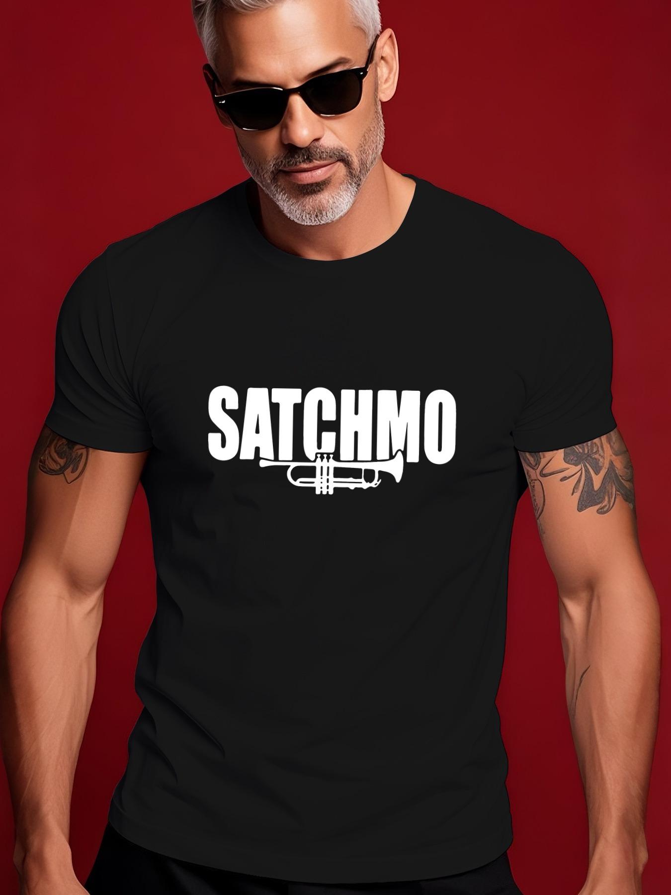 Satchmo Mini Guitar Graphic Tshirt Graphic Tshirt - Casua... XXL