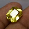9.95 Ct Natural Yellow Ceylon SAPPHIRE Emerald Shape Loose Gemstone CERTIFIED AM-196