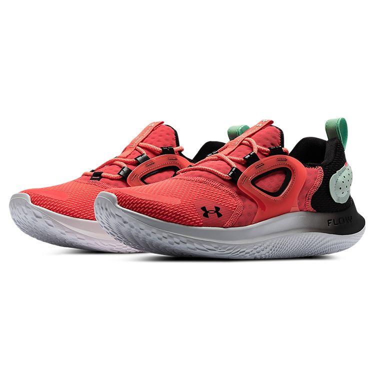 Under Armour Flow Velociti Wind Comfortable Fabric Low Top Casual Running Shoes Men Sneaker Black Red 3024197-600