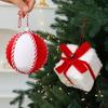 Decoraciones de Árbol de Navidad Terciopeladas Variadas Adornos Festivos Seguros Para Niños Mascotas Suministros de Manualidades Duraderos