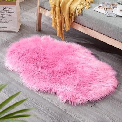 Minimalist Long-Pile Rug: Living Room & Bedroom Carpet, Coffee Table Floor Mat, Sofa Cushion.