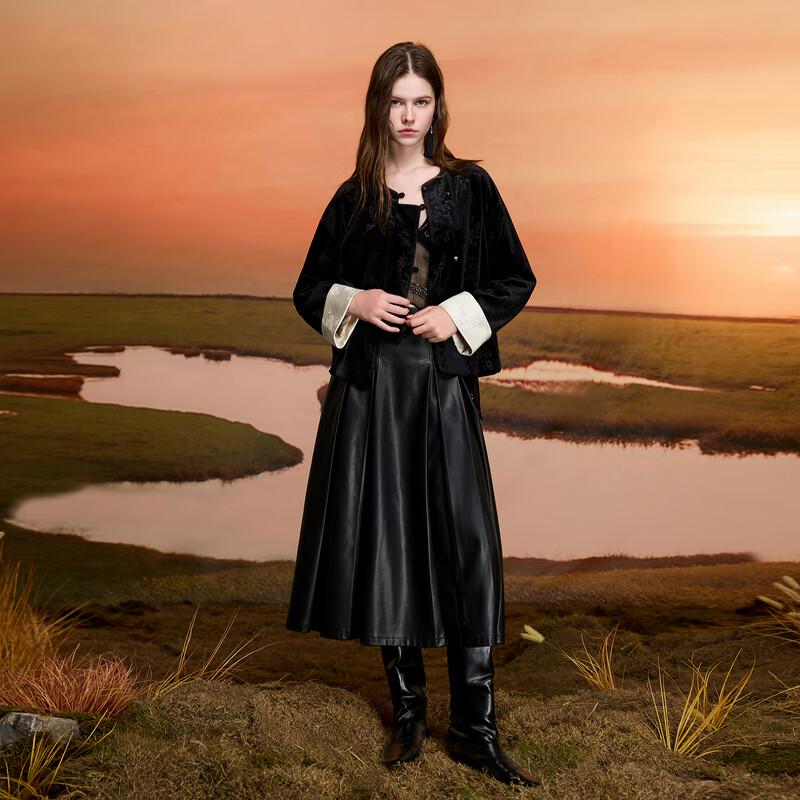 

Кардиган Sancai 2025 Осень Бархатный с длинным рукавом S (155/80A)