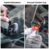 SUREWO Pocket 3 Suction Cup Mount, Car Mount Windshield Dash Holder Kit with Expansion Adapter for DJI Osmo Pocket 3, Go Pro Hero 131211109876, DJI