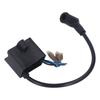 CDI Magneto Ignition Coil Metal Rubber with Spark Plug Ignition Coil Module for 49cc 60cc 80cc Bikes Replacement