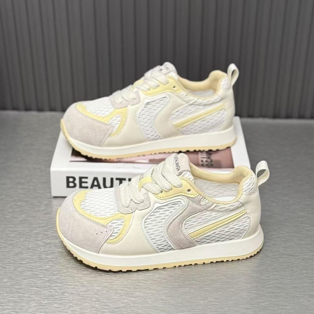 Super Fire Fat Head German Training Shoes Women's Summer Breathable Mesh 2025 New Fashion Versatile Platform Sports and Leisure Women's Shoes