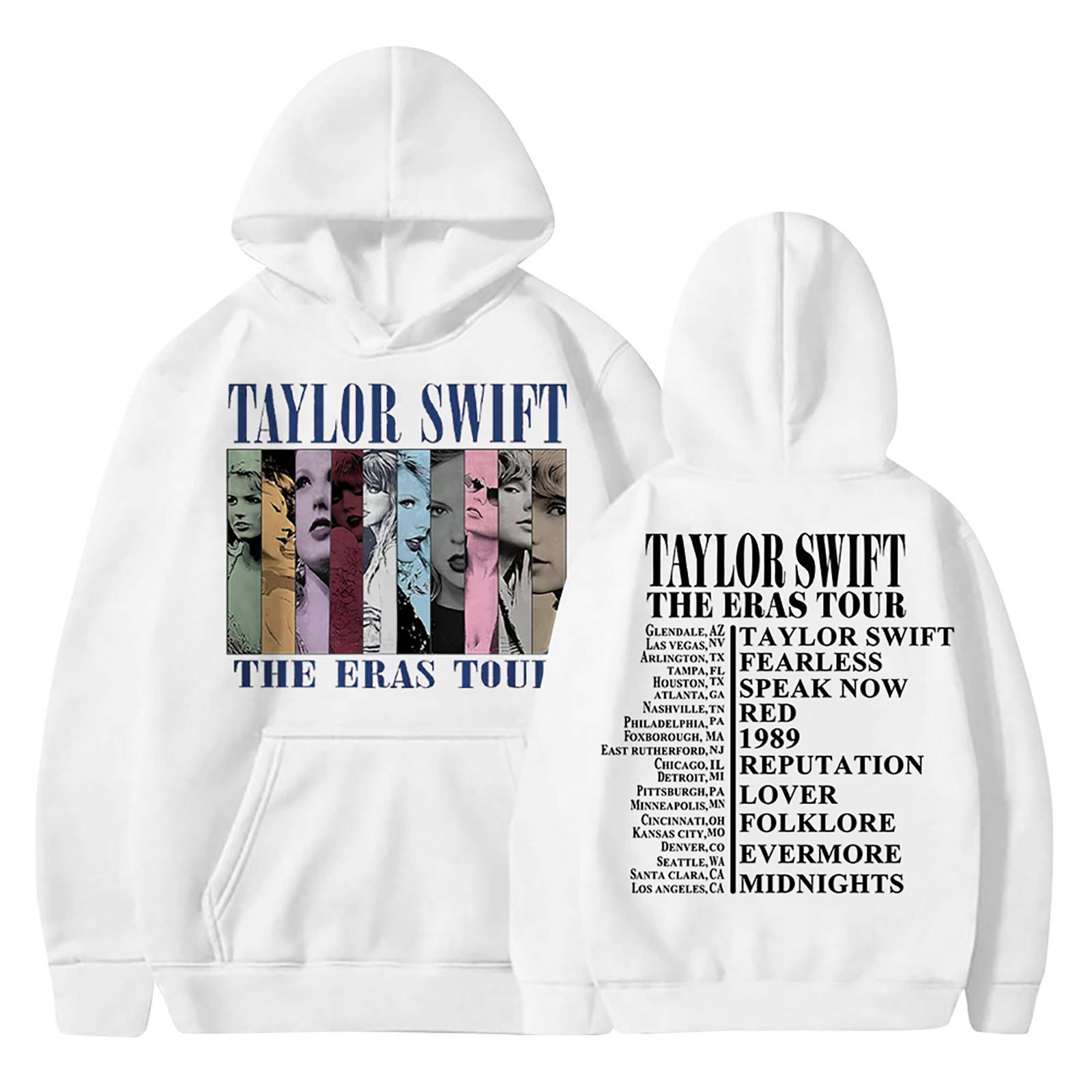 Women s Fashion Casual Long Sleeved Round Neck Letter Printing Loose Plush Pullover With Rope Hoodie S