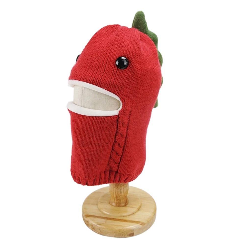 Wool Ear Protection Hat Soft Kids Earmuffs Cap Winter Warm Woolen Knitted Hats Baby