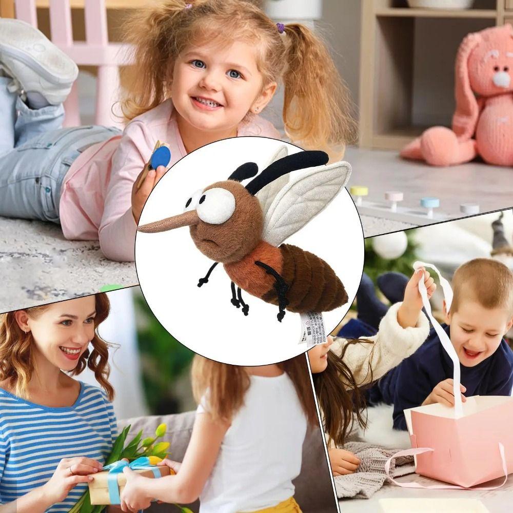 Funny Insect Mosquito Plushie Home Decoration Stuffed Mosquito Mosquito Insect Toy  Halloween Gift