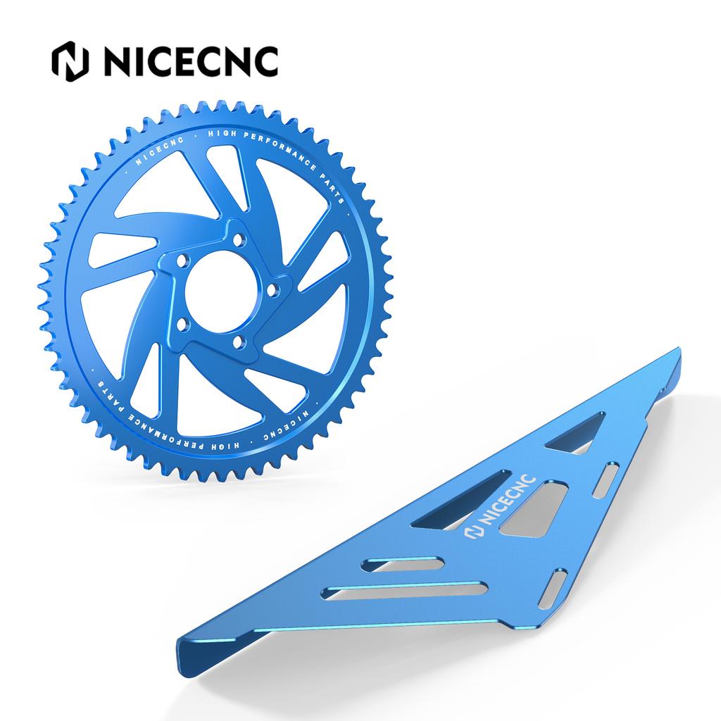 For Surron Light Bee X 58T Rear Sprocket & Chain Guard For SUR-RON Light Bee S L1E For Segway X160 X260 Electric Dirt Bike