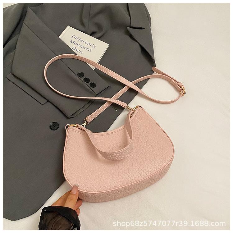 Popular Bag Women's 2025 New Korean Version of Fashion High-end Foreign Style One-shoulder Armpit Bag Niche Dumpling Bag Crossbody Bag