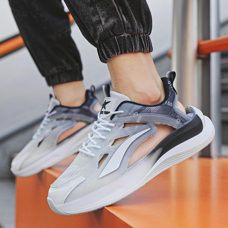 Men Sport Sandals Summer Women Beach Shoes White School Students Mesh Running Sneakers Couple Shoes Breathable Large Size