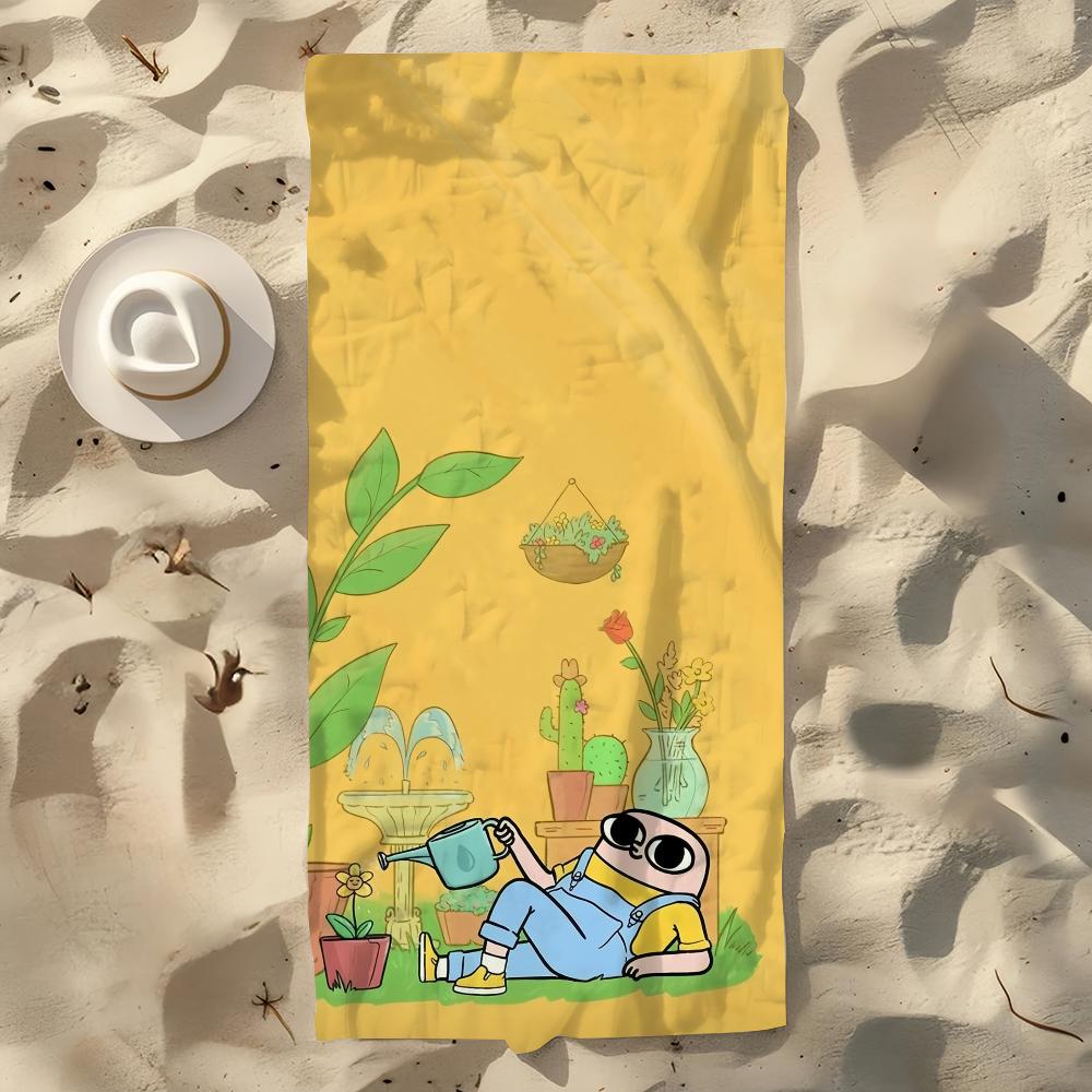 Cartoon K-Ketni-pz Towel Beach Quick Dry Soft Pool Towels Gift for Travel Gym Shower Camping sports