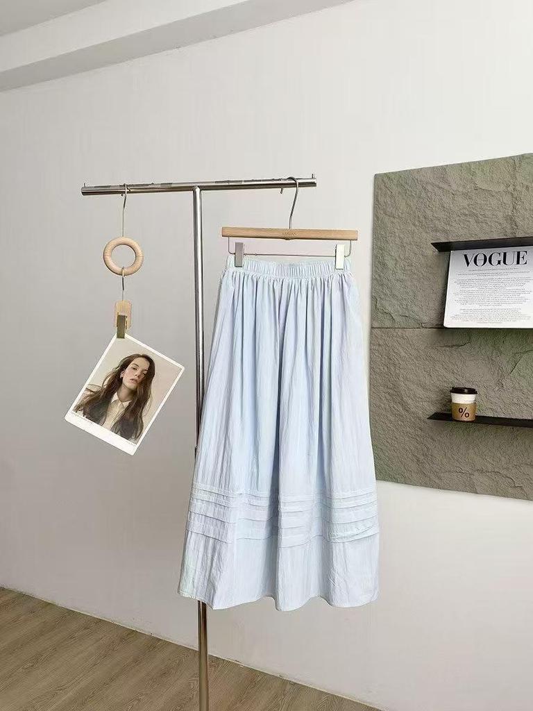 Romantic Lace High-Waisted Midi Skirt - Spring Collection for Women