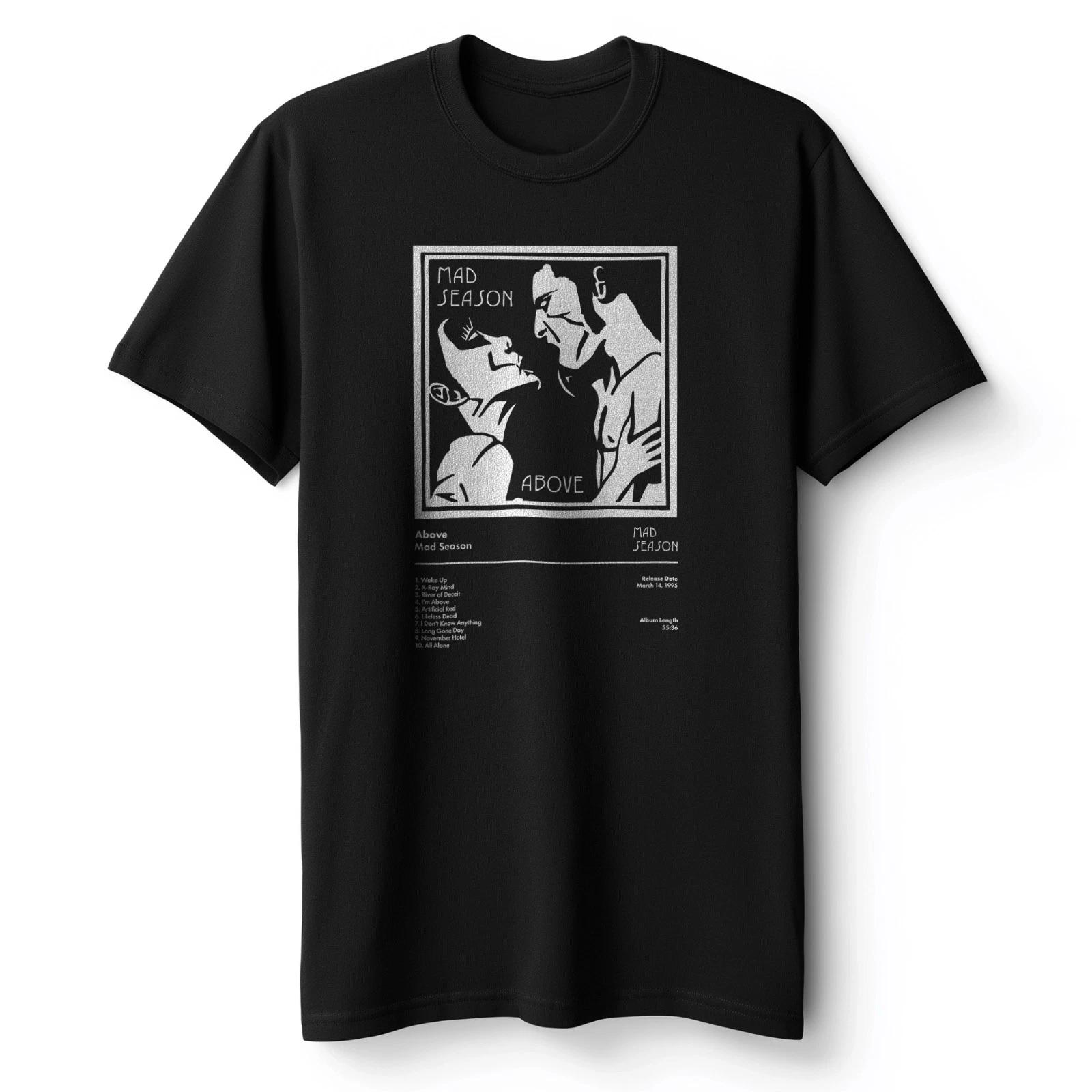 Mad Season Men s T-Shirt Above Playlist Tee XL