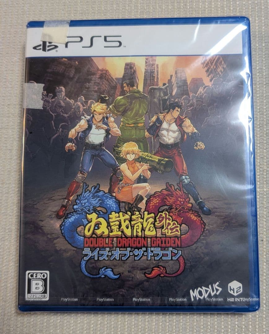

[USED] PS5 Double Dragon Gaiden: Rise of the Dragon with can badge