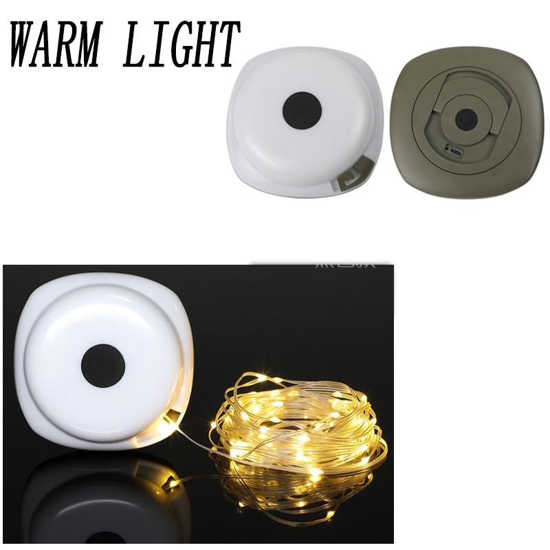 

Camping 10M Light Strip RGB LED Atmosphere Lamp 1500mah Battery Rechargeable Easy to Carry Flexible Strips Light Outside IP67 Li Practical Use