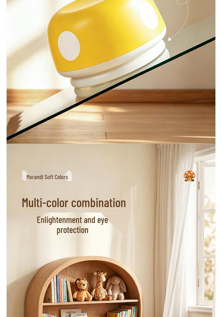 Mushroom Stool - Cute Children's Shoe Changing and Side Table Stool for Home Entrance and Hallway.