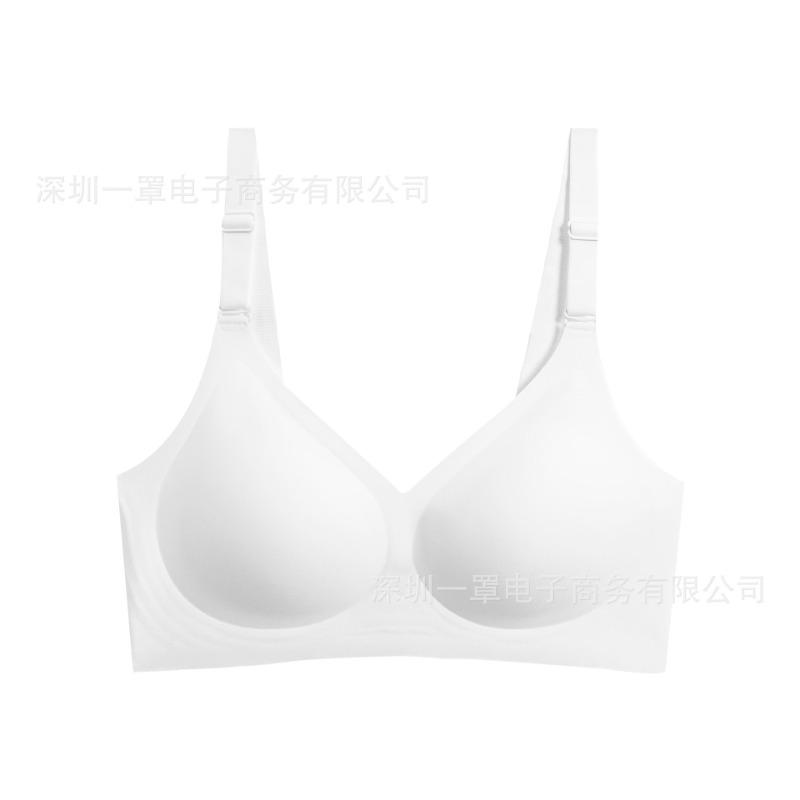 Women S Plus Size Thin Wireless Push Up Seamless Comfort Bra
