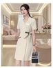 Beautician Mid-Sleeve Dress for Beauty Salon & Spa Therapists